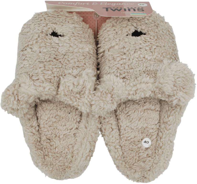 Тапочки домашние Twins (HS-LUX) animals bear получешки размер 40