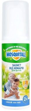 Спрей дитячий Mosquitall Ніжний захист від комарів, мокрецов, москітів 100 мл