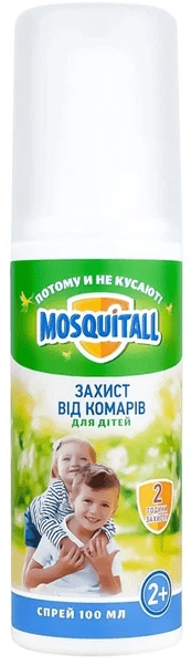 Спрей дитячий Mosquitall Ніжний захист від комарів, мокрецов, москітів 100 мл