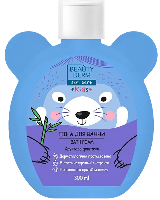 Детская пена для ванны BEAUTYDERM Kids с ароматом жевательной резинки 300 мл
