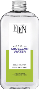 Мицеллярная вода ELEN cosmetics для жирной и комбинированной кожи 100 мл