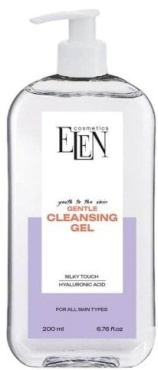 Деликатный гель для умывания ELEN cosmetics для всех типов кожи 200 мл