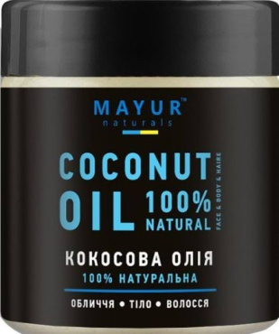 Натуральна олія кокосова Mayur 140 мл