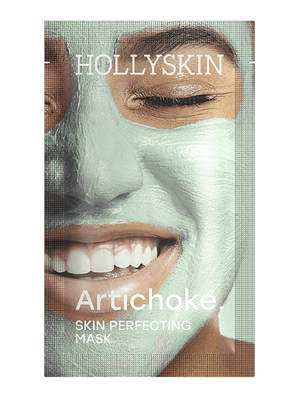 Лифтинг-маска Hollyskin для лица охлаждающая для борьбы с отеками Artichoke, 10 г