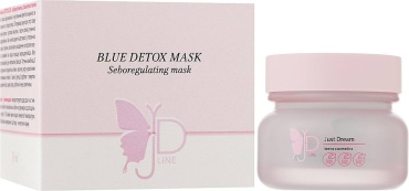 Маска для обличчя Just Dream Teens Cosmetics себорегулювальна з блакитною глиною 50 мл фото 1