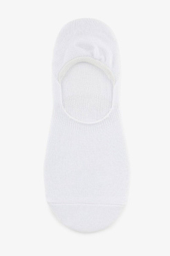 Premier Socks подследники женские ажурные рубчик с бантиками, размер 23-25 белые