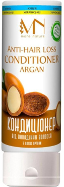 Кондиционер против выпадения волос More Nature натуральный с маслом арганы 200 мл