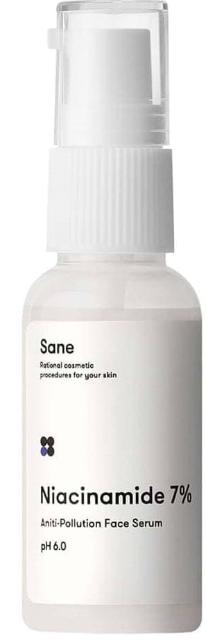 Сироватка для обличчя Sane проти токсинів із ніацинамідом Niacinamide 7%, 30 мл