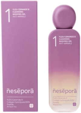 Гель для вмивання Nesepora YUZU Ceramide B антивіковий 120 мл фото 4