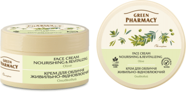 Крем для обличчя Зелена аптека Оливковий поживно-відновлюючий 200 мл