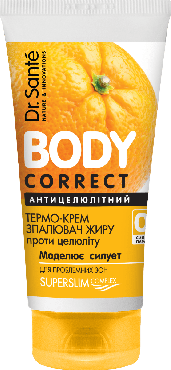 Термо-крем Dr.Sante Body Correct антицелюлітний спалювач жиру 150 мл