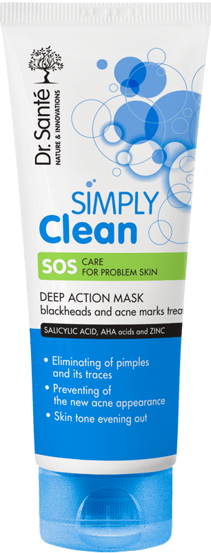 Маска глубокого действия, Dr.Sante Simply Clean 75 мл