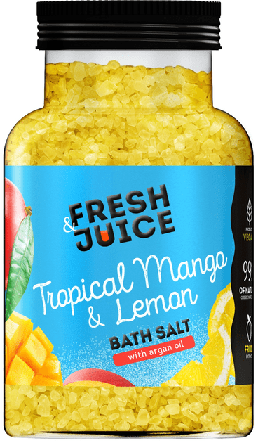 Соль для ванн  Fresh Juice Тропический манго и лимон 700 г