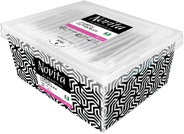Ватные палочки Novita Professional коробка 200 шт