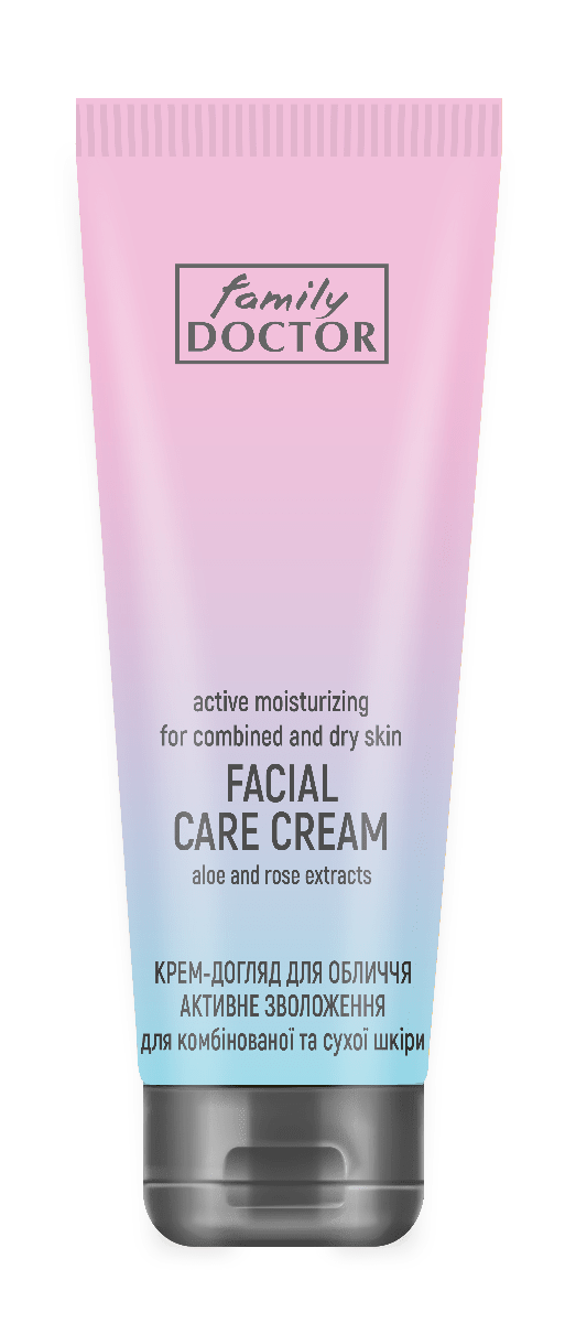 Крем для лица Family Doctor Активное увлажнение для комбинированной и сухой кожи, 75 мл
