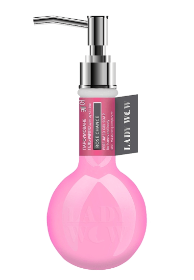 Гель-мило для рук і тіла LW Парфумоване Rose Chance, 500 мл