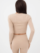 Футболка Giulia Crop top р. S/M naturale фото 1