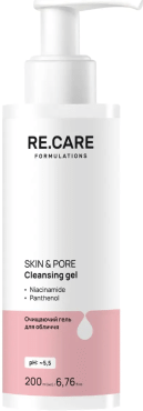 Гель для вмивання RE.CARE очищувальний Skin & Pore Cleansing Gel 200 мл
