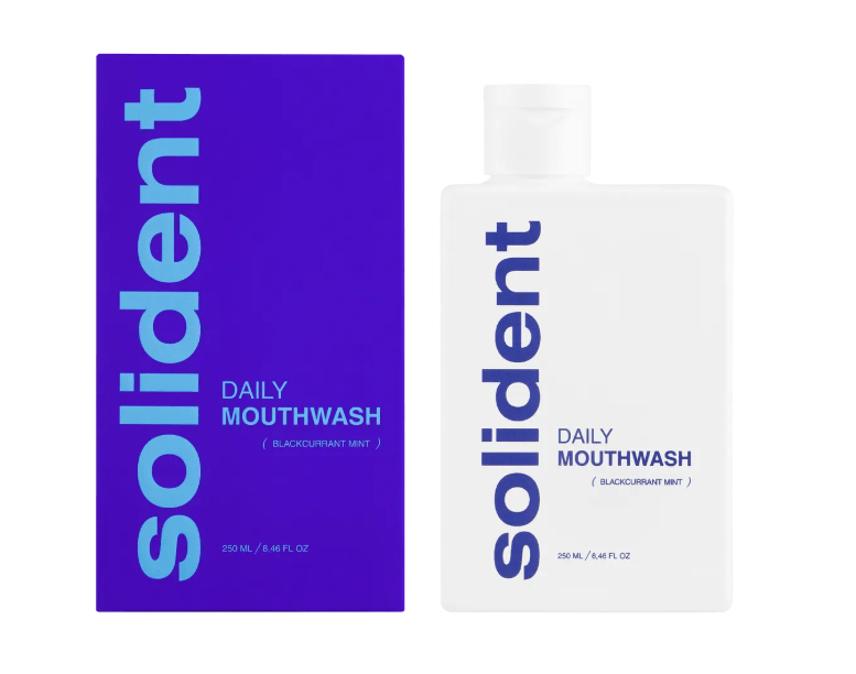 Ополаскиватель для рта SOLIDENT Blackcurrant Mint / Смородина-мята, 250 мл