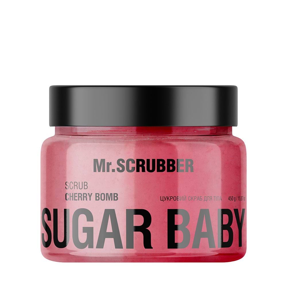 Цукровий скраб для тіла Mr.Scrubber SUGAR BABY Cherry Bomb, 450 г