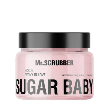 Скраб для тела Mr.Scrubber сахарный SUGAR BABY Peony in Love, 450 г
