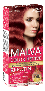 Malva Color Revive крем-фарба для волосся №033 Махагон