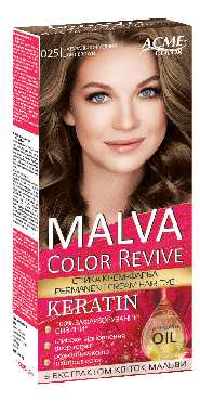 Malva Color Revive крем-фарба для волосся №025 Натурально-русявий