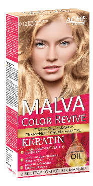 Malva Color Revive крем-фарба для волосся №012 Світло-русявий