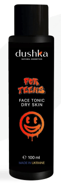 Тонік для обличчя Dushka For Teens Для підлітків Для сухої шкіри 100 мл