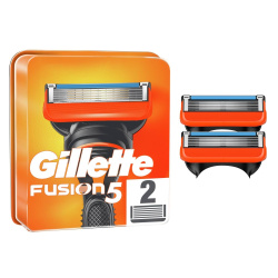 Сменные картриджи для бритья (лезвия) мужские Gillette Fusion5 2 шт