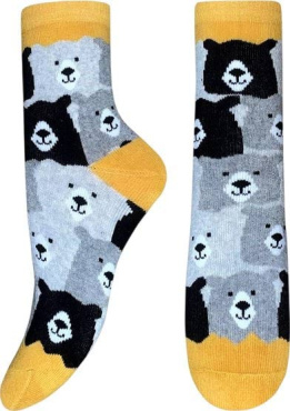 Дитячі шкарпетки зимові Легка хода 9376, 18-20 р гірчичний