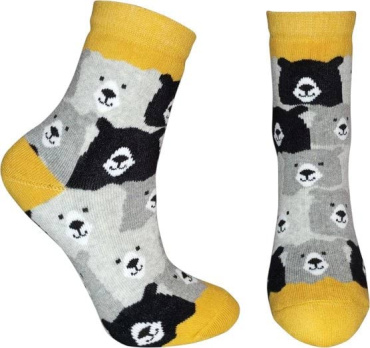 Дитячі шкарпетки зимові Легка хода 9376, 22-24 р гірчичний фото 1