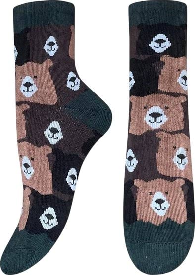 Детские носки зимние Легка хода 9376, 18-20 р темно-зеленый