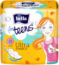 Прокладки гігієнічні Bella For Teens Ultra Energy, 10 шт