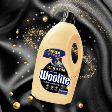 Засіб для прання Woolite для чорних та джинсових тканин з кератином 4.5 л фото 2
