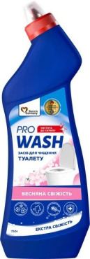 Средство для чистки унитаза Pro Wash Весенняя свежесть 750 г