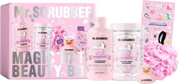 Подарунковий набір дитячий Mr.Scrubber Papaya Fruit (гель для душу 250 мл + пудра для ванни 200 г + мочалка)