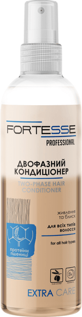 Двухфазный кондиционер-спрей Fortesse Professional Extra Care для всех типов волос 250 мл
