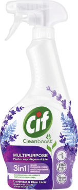 Мультифункциональное чистящее средство Cif Cleanboost 3 In 1 Лаванда и синий папоротник 500 мл