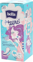 Прокладки ежедневные Bella Panty for Teens Sensitive, 58 шт