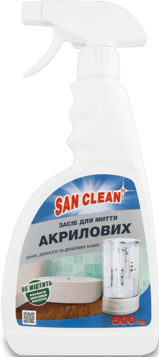 Універсальний засіб San Clean для акрилових ванн 500 мл