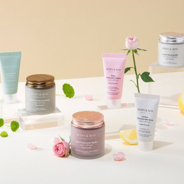 Глиняна маска Mary & May Lemon Niacinamide Glow Wash off Pack для сяйва шкіри 30 г фото 4