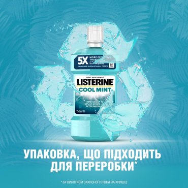 Ополаскиватель для полости рта LISTERINE® Cool Mint, 250 мл фото 8