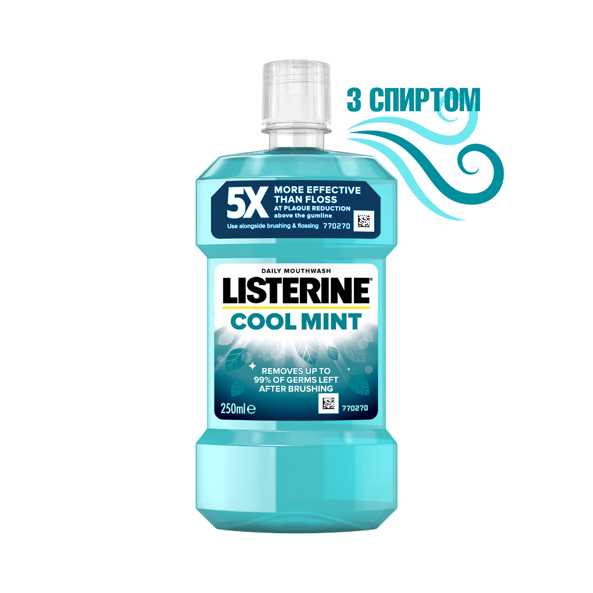 Ополіскувач для порожнини рота LISTERINE® Cool Mint 250 мл
