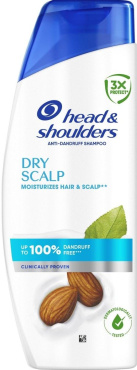 Шампунь против перхоти Head & Shoulders увлажняющий уход 400 мл