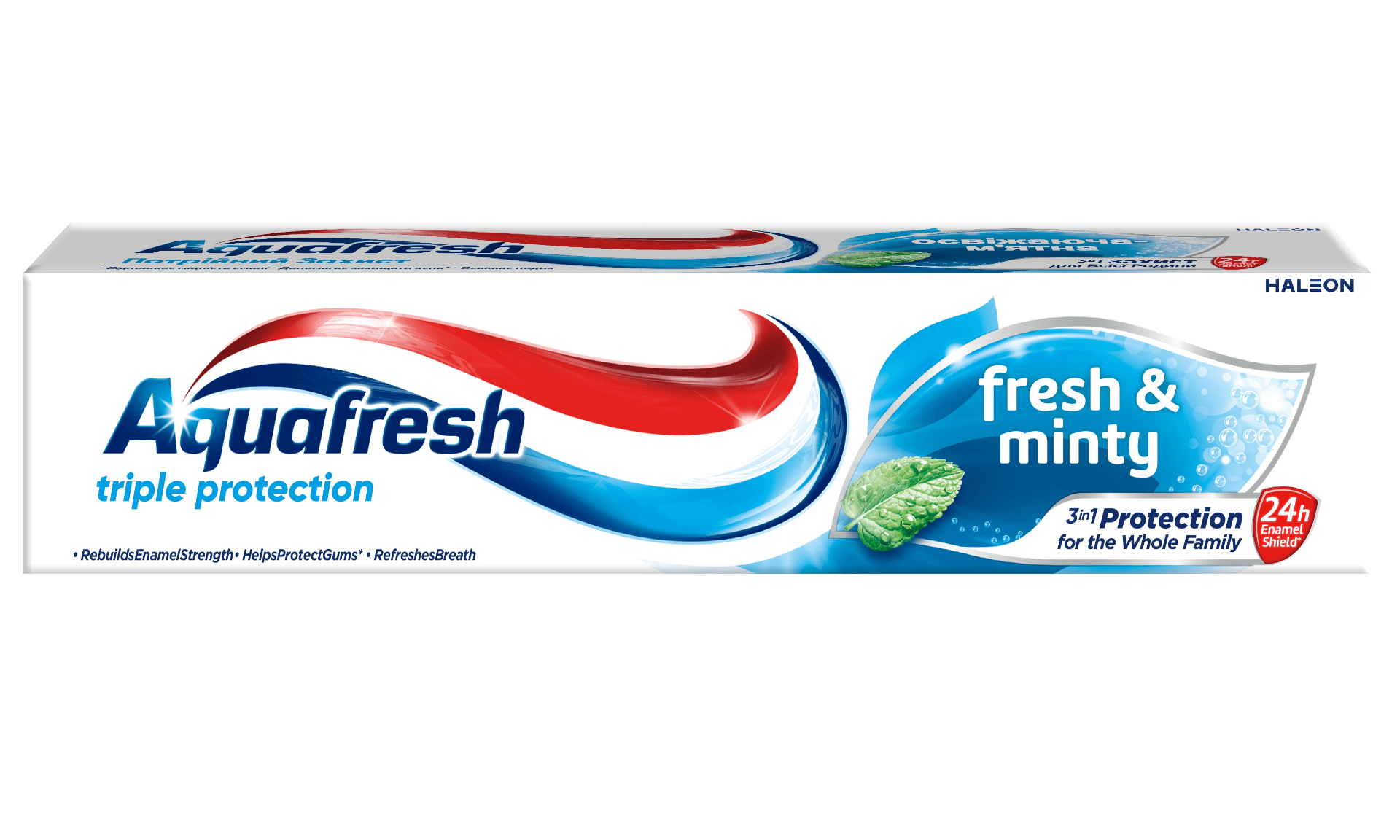 Зубна паста Aquafresh Oсвіжаюче-М'ятна, 50 мл