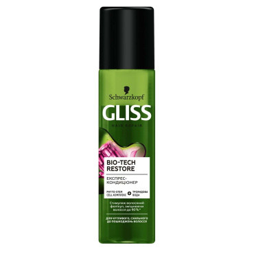 Экспресс-кондиционер GLISS Bio-Tech для чувствительных, склонных к повреждениям волос, 200 мл