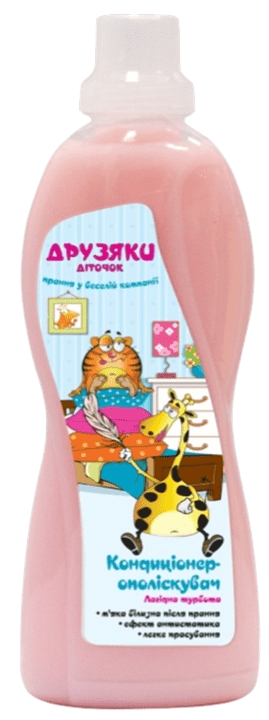 Друзяки кондиціонер-ополіскувач для дитячої білизни, 1000г