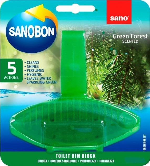 SANO блок для чистки унитаза Лесной, 55г