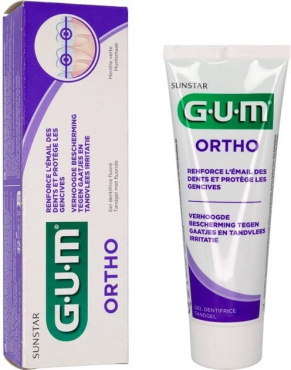 Зубна паста-гель GUM Ortho 75 мл